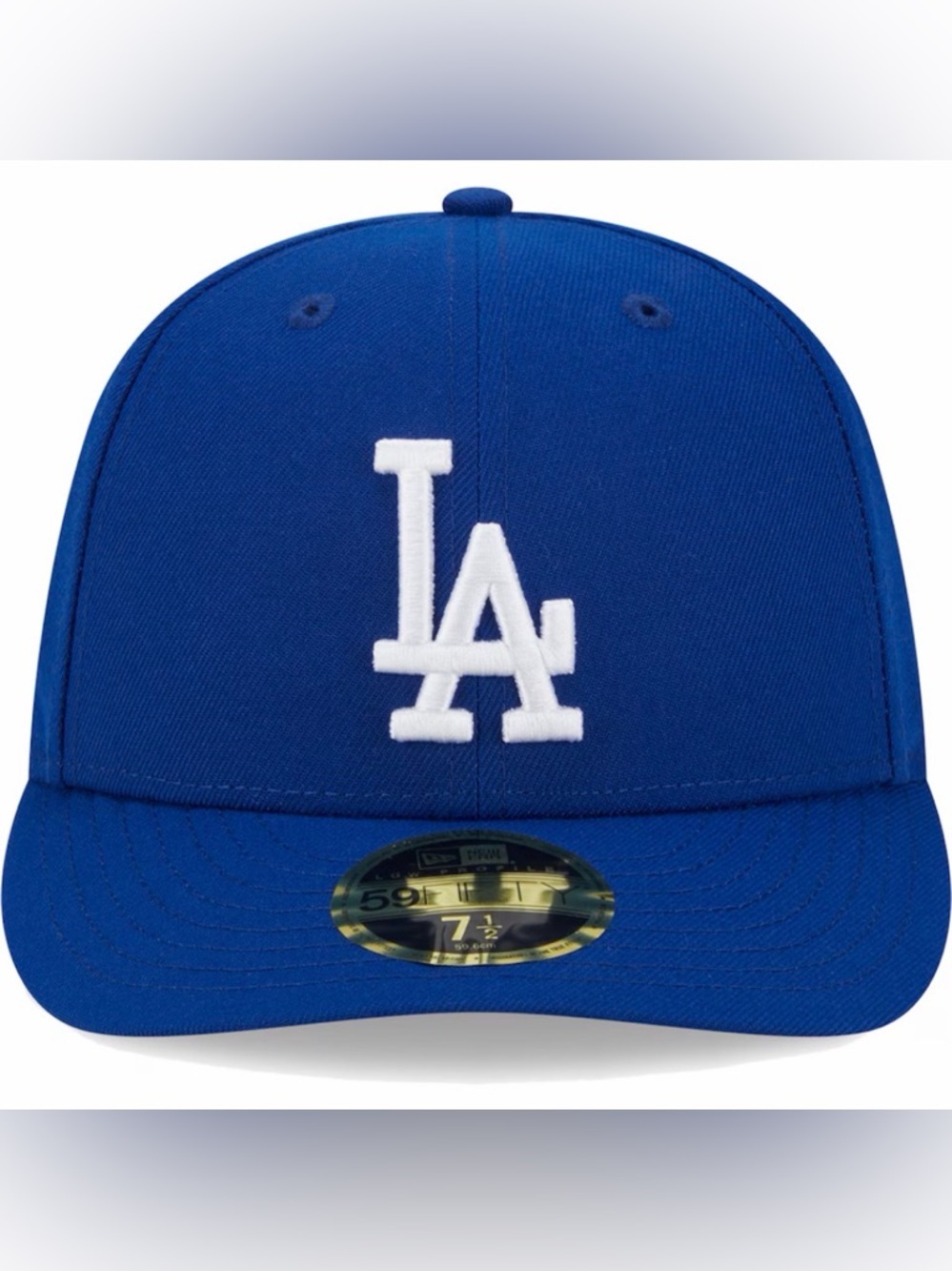 NEW NEW ERA Los Angeles 7 1/8 Dodgers Royal Blue Fitted Cap